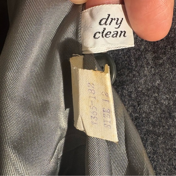 Vintage Pendleton Classic Gray Womens Blazer SZ 12 - Picture 6 of 8